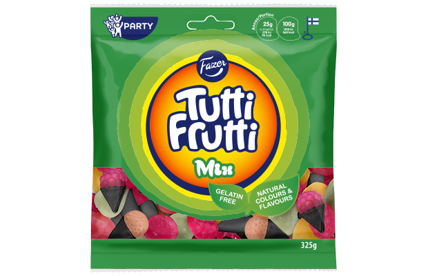 Tutti Frutti Mix Natural 325 G - Fazer.fi