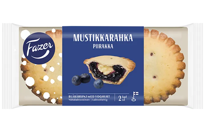 Fazer Mustikkarahkapiirakka 2kpl 140g 