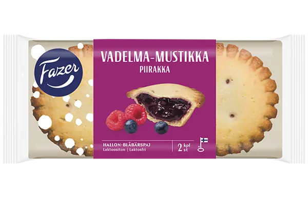 Fazer Mustikkarahkapiirakka 2kpl 140g 